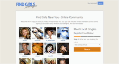 Desktop Screenshot of findgirlsnearyou.com